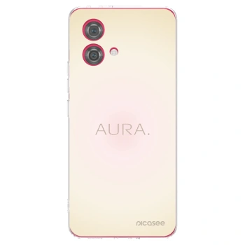 Picasee silikónový prehľadný obal pre Motorola Moto G84 5G - Aura