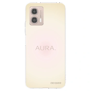 Picasee silikónový prehľadný obal pre Motorola Moto G53 5G - Aura