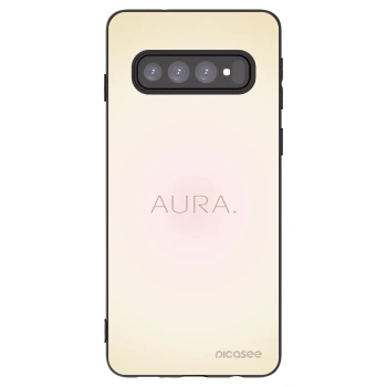 Picasee silikónový čierny obal pre Samsung Galaxy S10 G973 - Aura