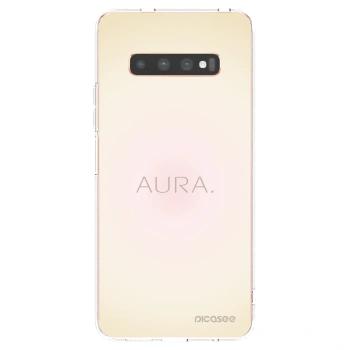 Picasee silikónový prehľadný obal pre Samsung Galaxy S10 Plus G975 - Aura