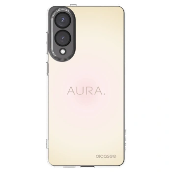 Picasee silikónový prehľadný obal pre Samsung Galaxy S25 Edge 5G - Aura