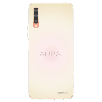 Picasee silikónový prehľadný obal pre Samsung Galaxy A70 A705F - Aura
