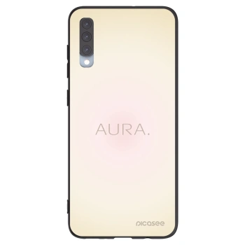 Picasee silikónový čierny obal pre Samsung Galaxy A70 A705F - Aura