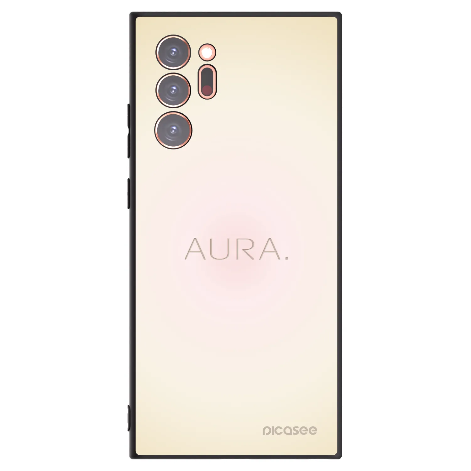 Picasee silikónový čierny obal pre Samsung Galaxy Note 20 Ultra - Aura