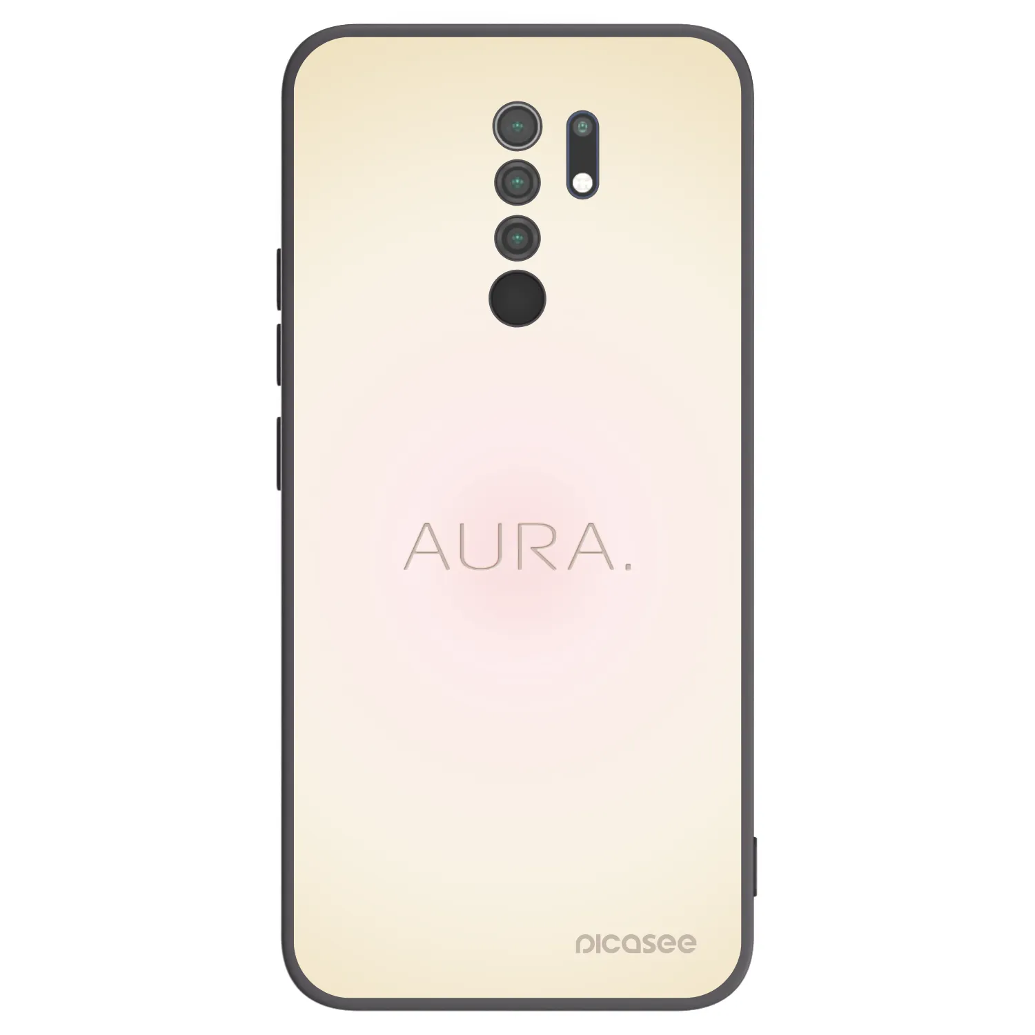 Picasee silikónový čierny obal pre Xiaomi Redmi 9 - Aura