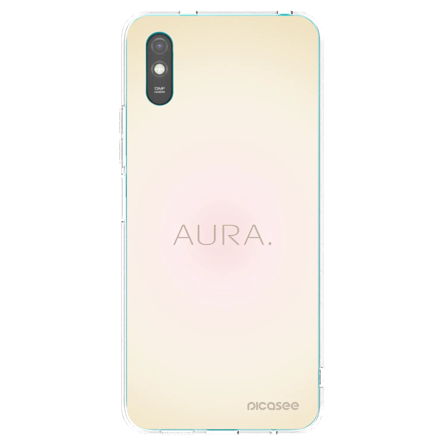 Silikónový prehľadný obal pre Xiaomi Redmi 9A - Aura