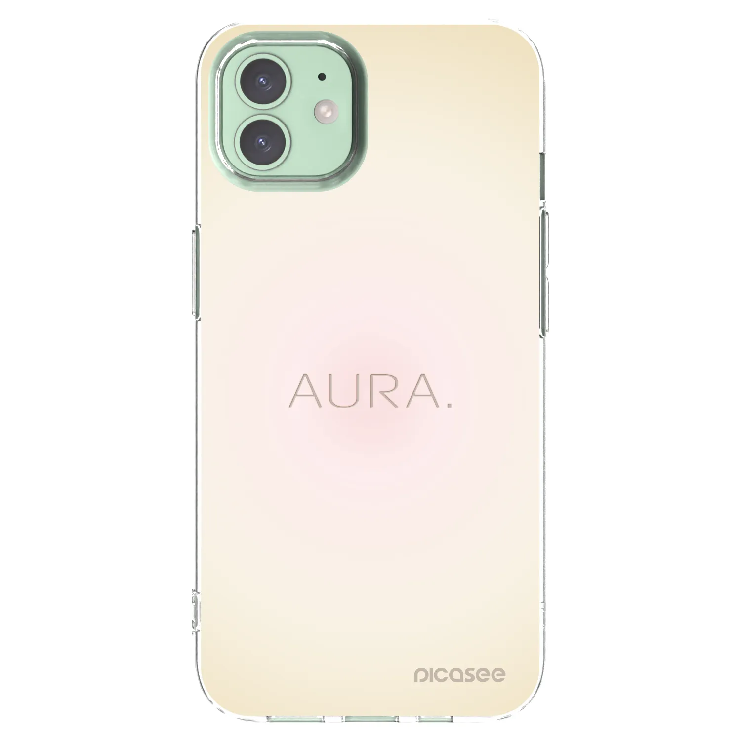 Picasee silikónový prehľadný obal pre Apple iPhone 12 - Aura