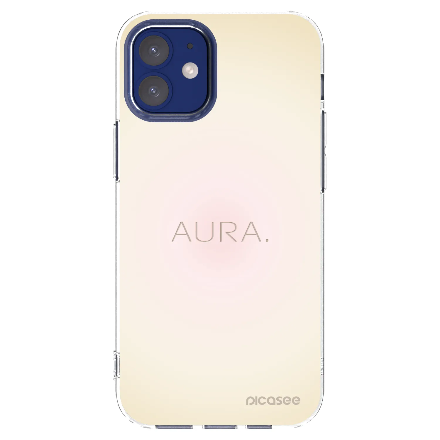 Silikónový prehľadný obal pre Apple iPhone 12 mini - Aura