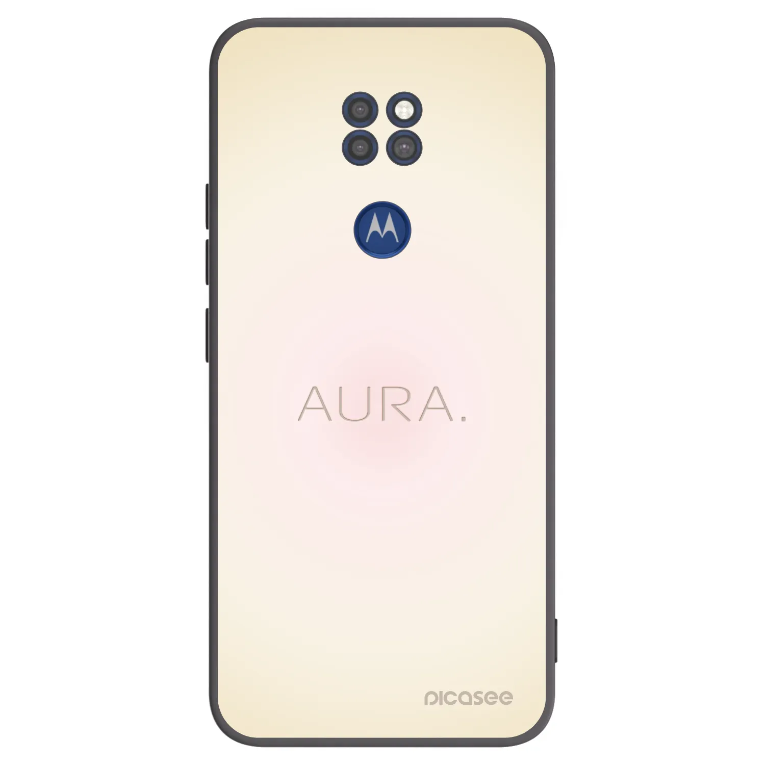Picasee silikónový čierny obal pre Motorola Moto G9 Play - Aura