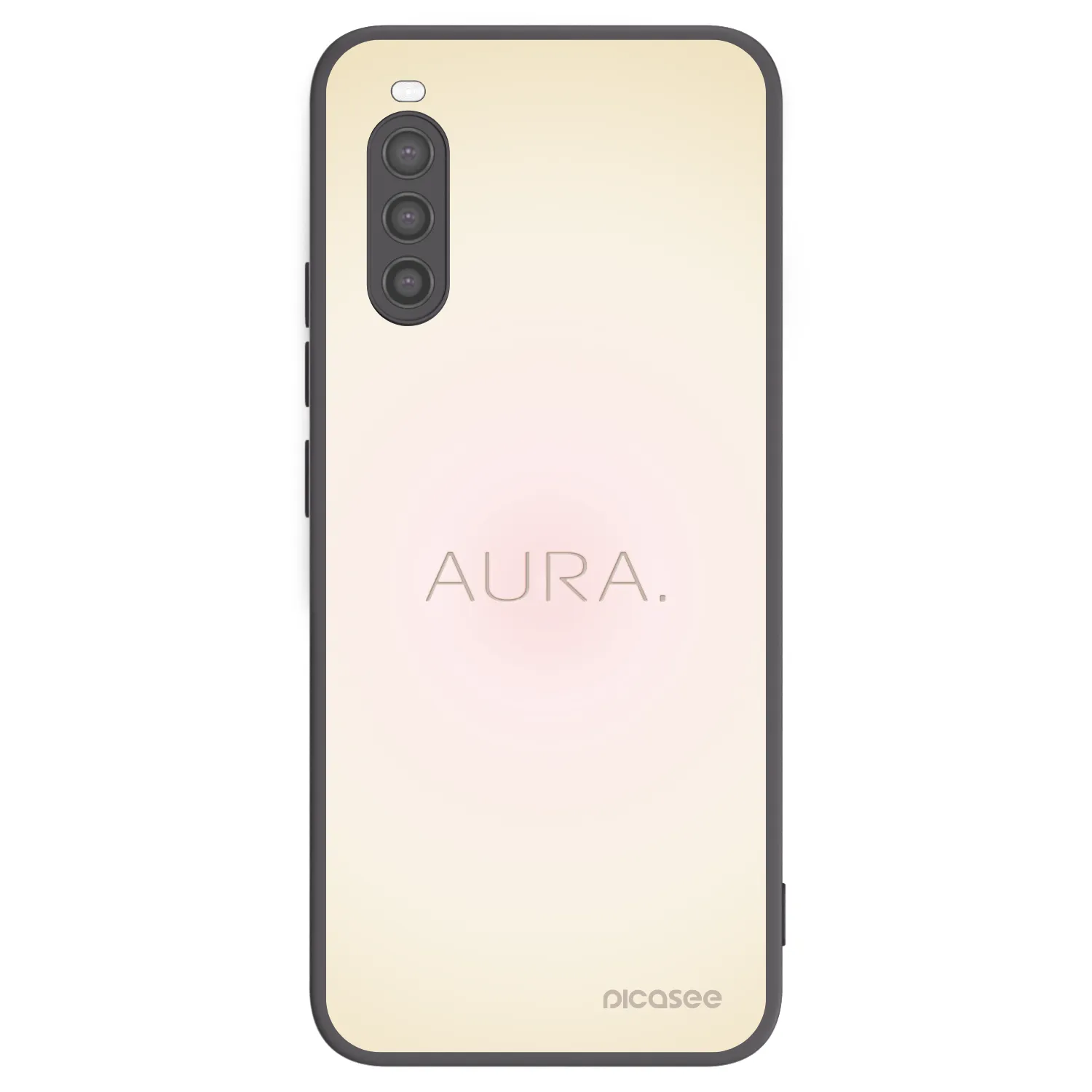 Picasee silikónový čierny obal pre Sony Xperia 10 II - Aura