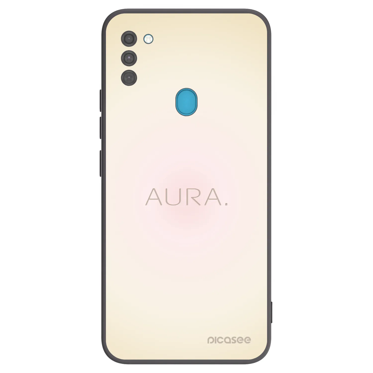 Picasee silikónový čierny obal pre Samsung Galaxy M11 - Aura