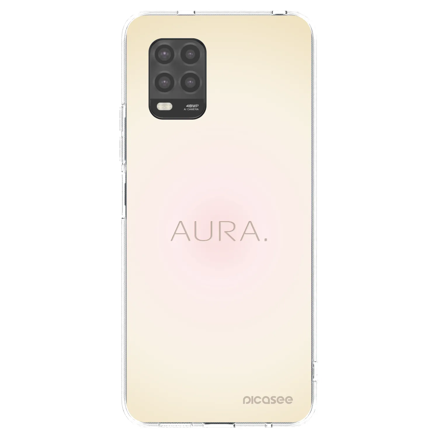Silikónový prehľadný obal pre Xiaomi Mi 10 Lite - Aura