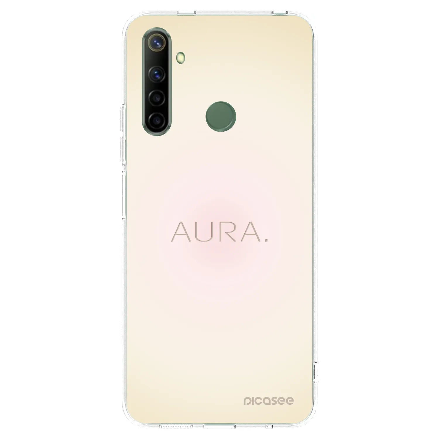 Picasee silikónový prehľadný obal pre Realme 6i - Aura