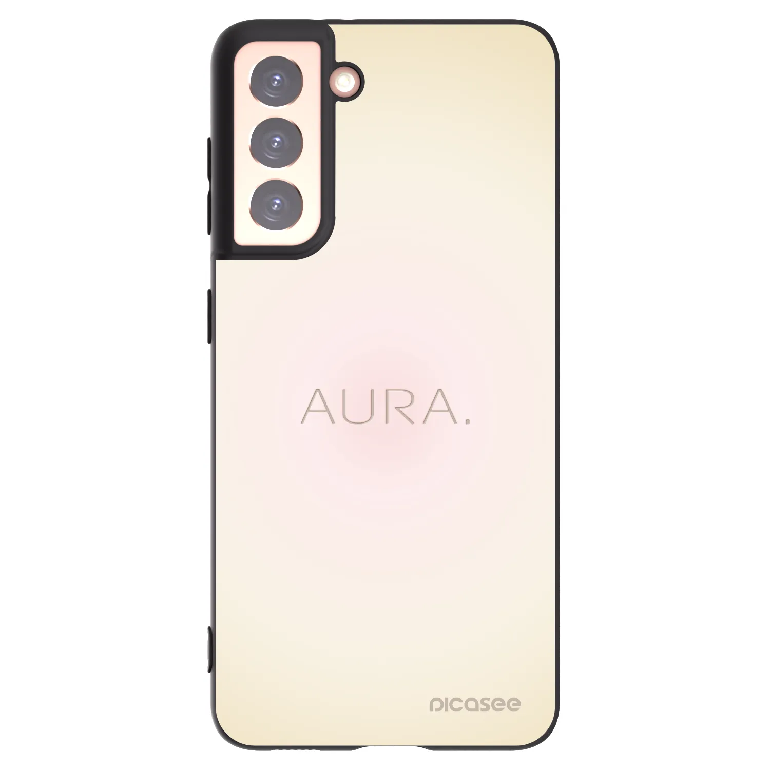 Silikónový čierny obal pre Samsung Galaxy S21 5G G991B - Aura