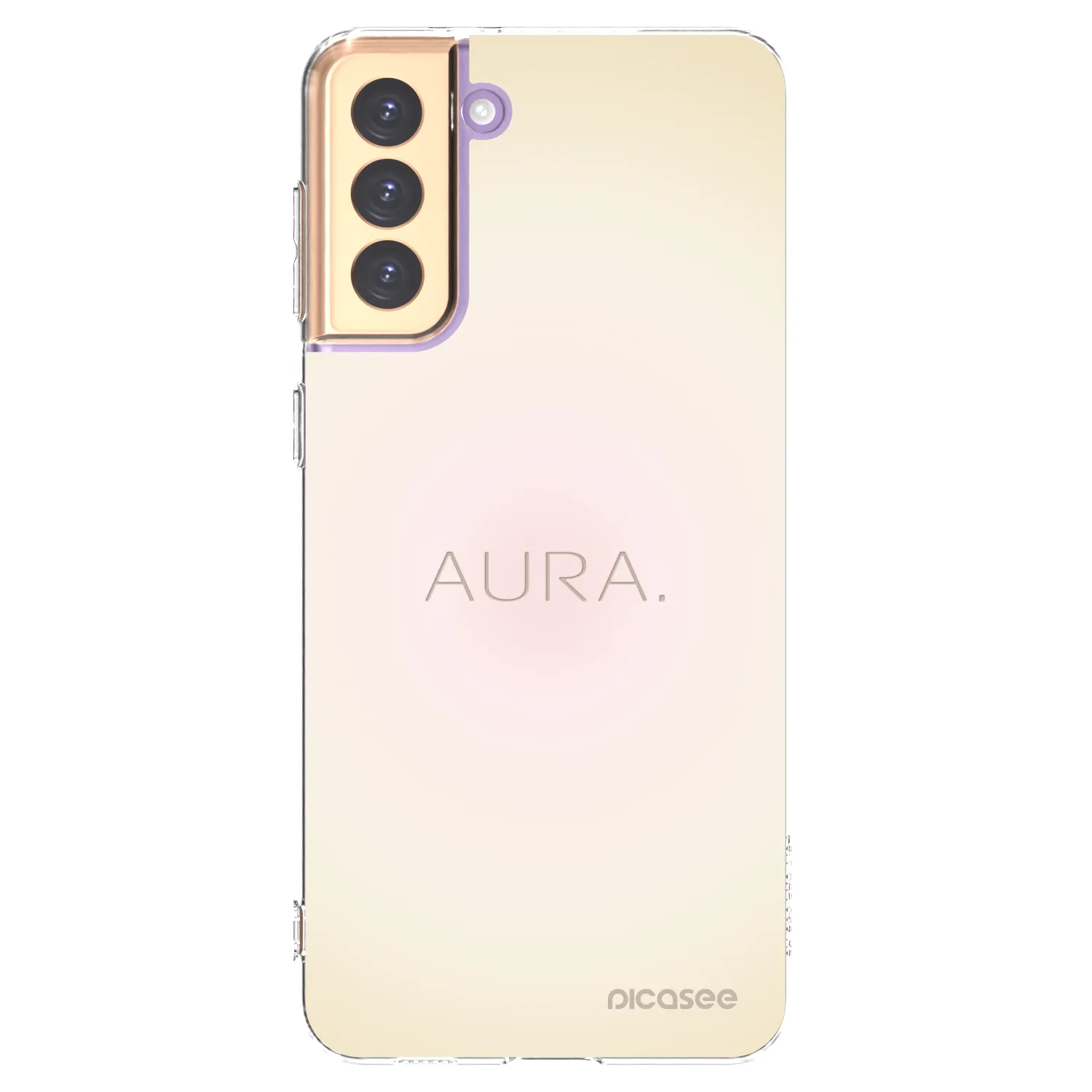 Picasee silikónový prehľadný obal pre Samsung Galaxy S21+ 5G G996F - Aura
