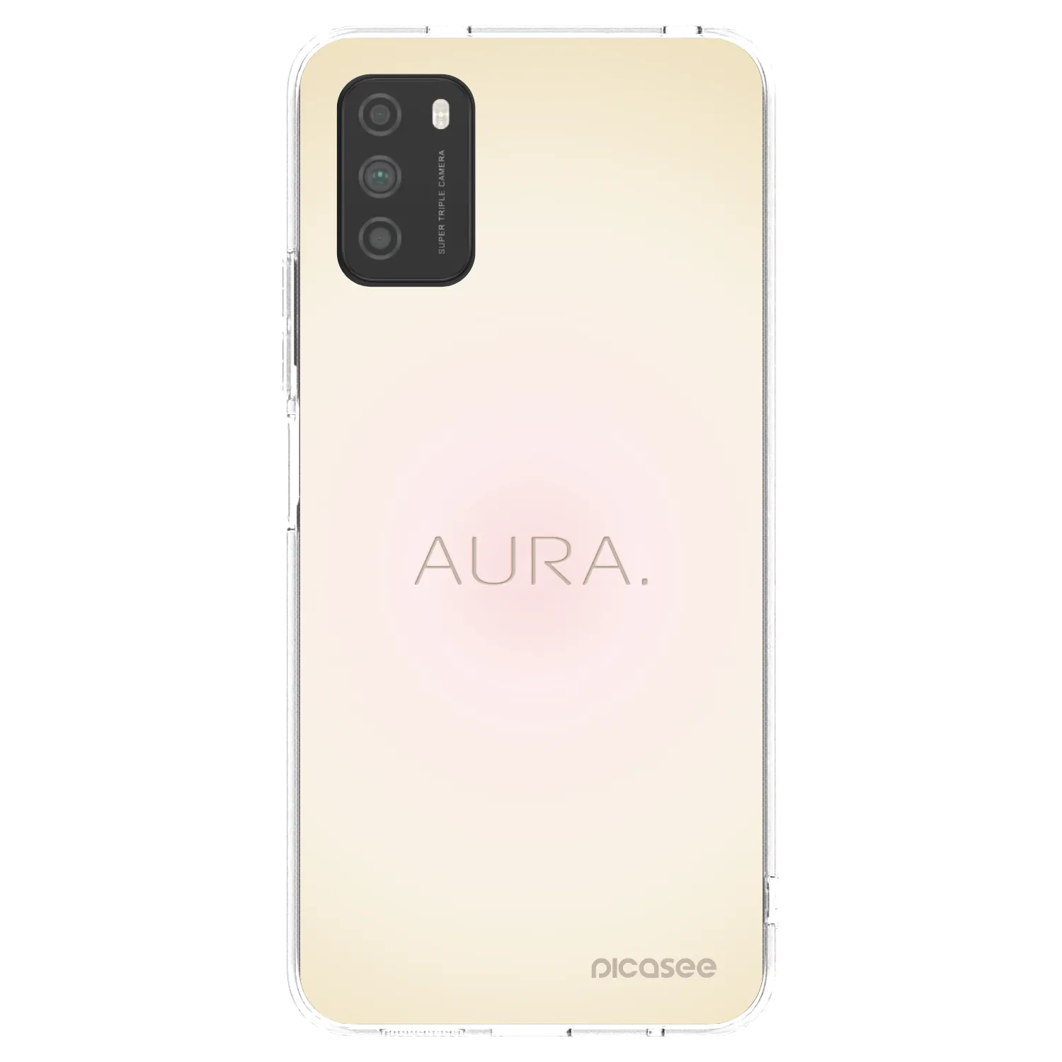 Silikónový prehľadný obal pre Xiaomi Poco M3 - Aura