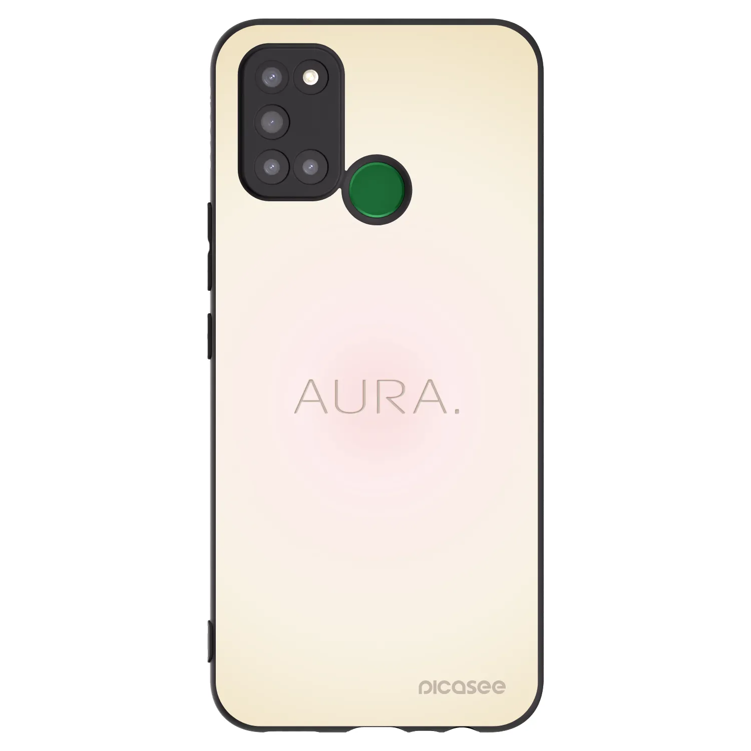 Picasee silikónový čierny obal pre Realme 7i - Aura
