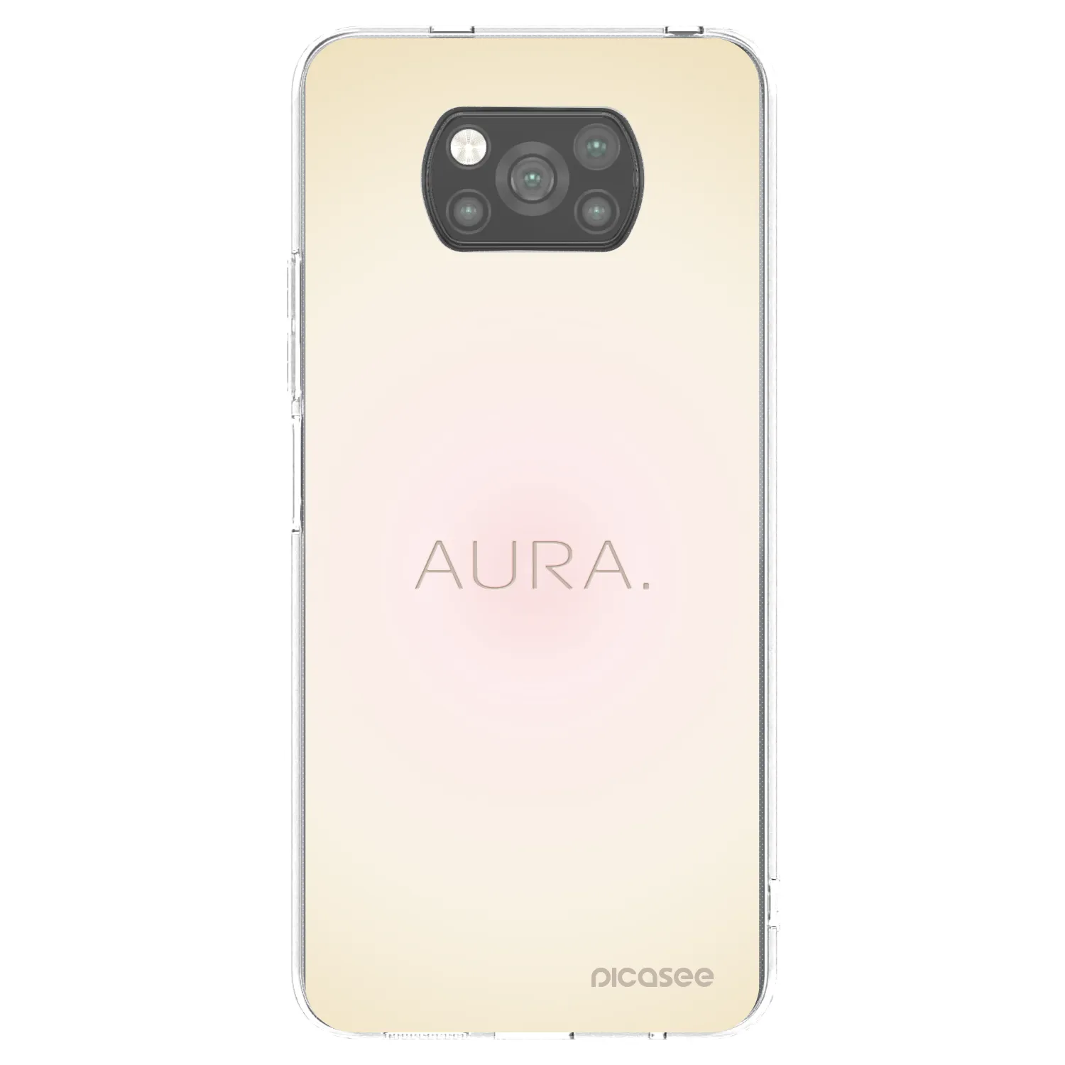 Picasee silikónový čierny obal pre Xiaomi Poco X3 Pro - Aura