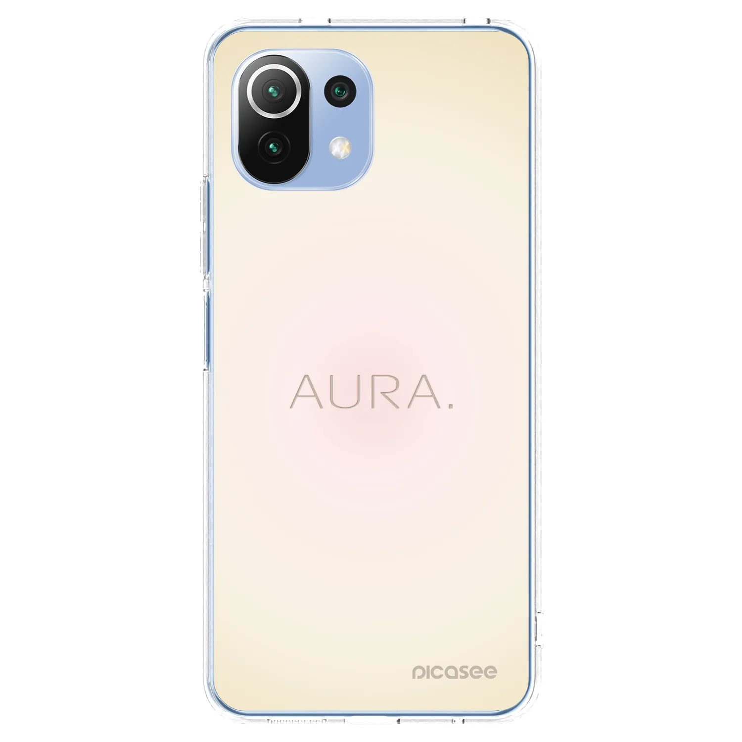 Silikónový prehľadný obal pre Xiaomi Mi 11 Lite - Aura