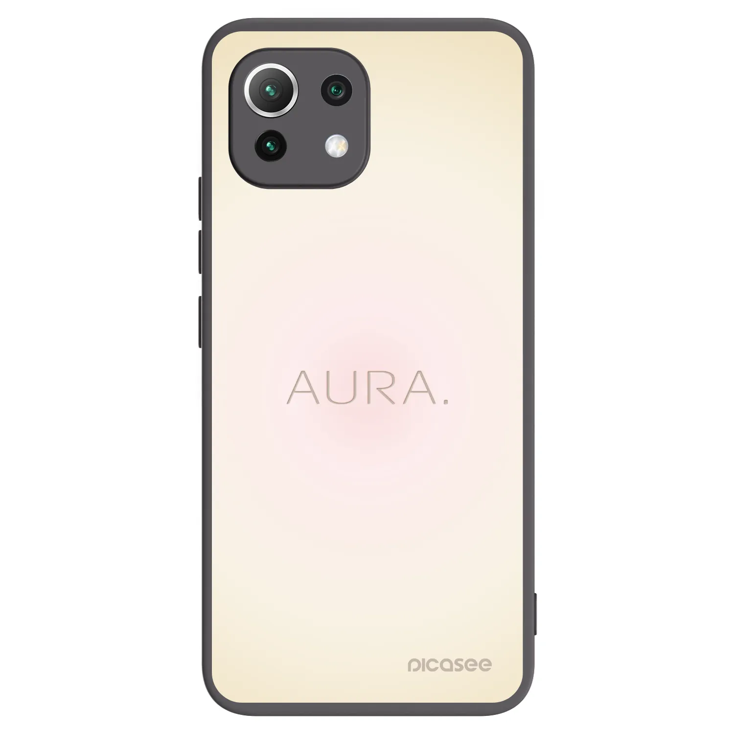 Picasee silikónový čierny obal pre Xiaomi Mi 11 Lite - Aura