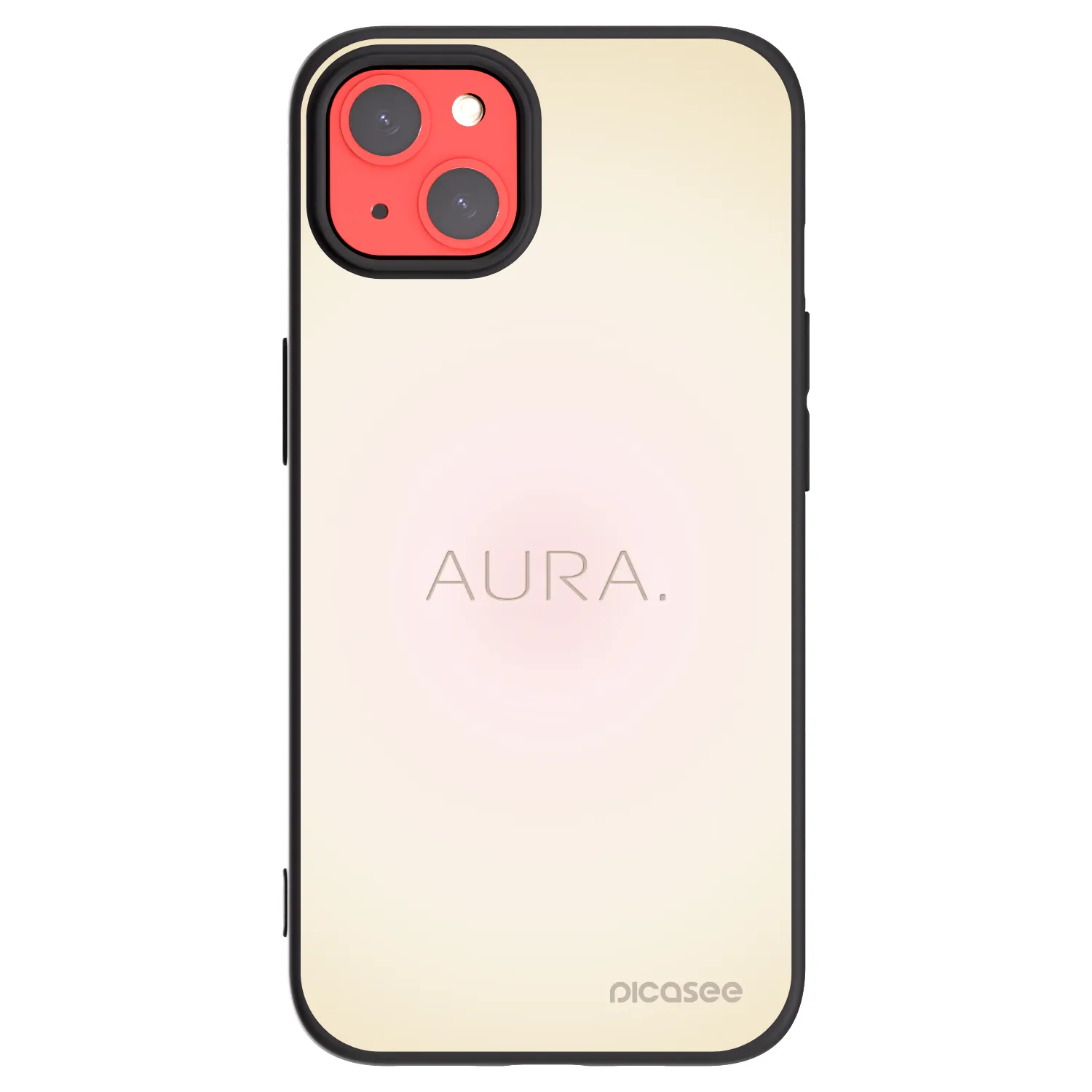 Silikónový čierny obal pre Apple iPhone 13 - Aura