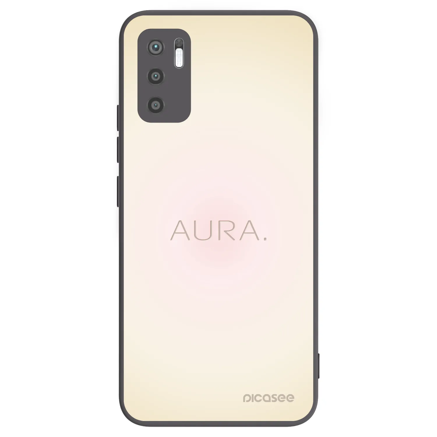 Picasee silikónový čierny obal pre Xiaomi Redmi Note 10 5G - Aura