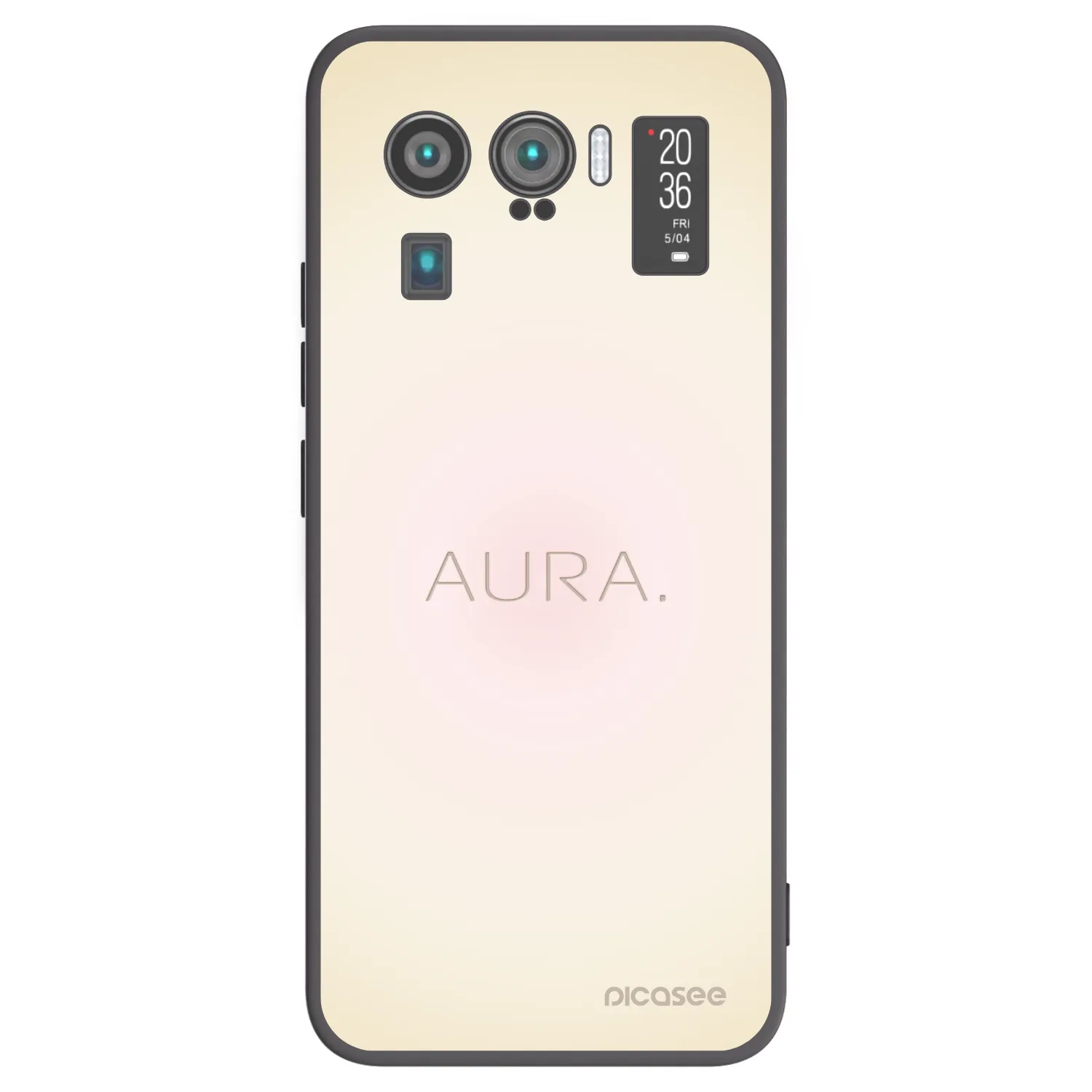 Picasee silikónový čierny obal pre Xiaomi Mi 11 Ultra - Aura