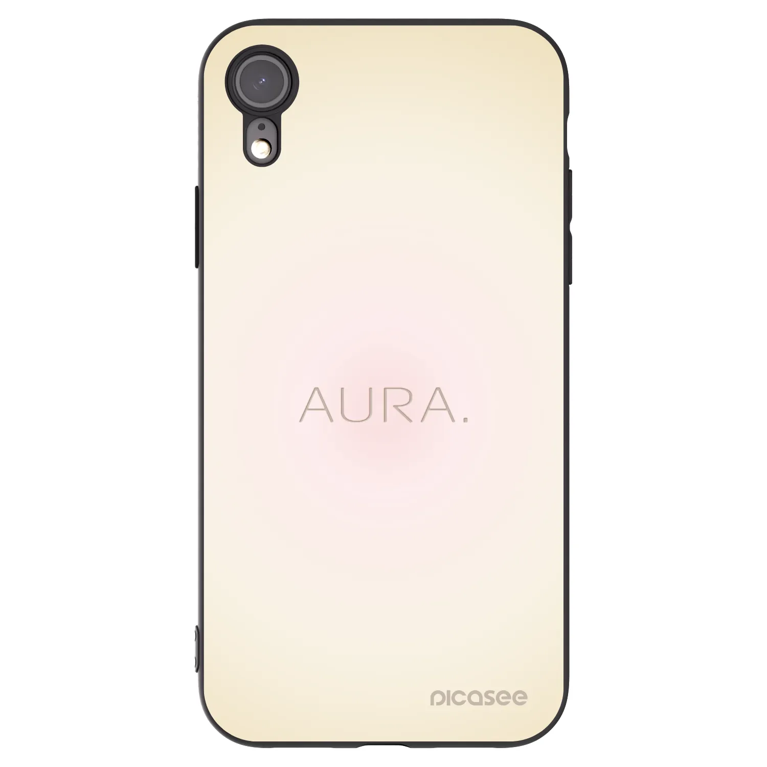 Silikónový čierny obal pre Apple iPhone XR - Aura