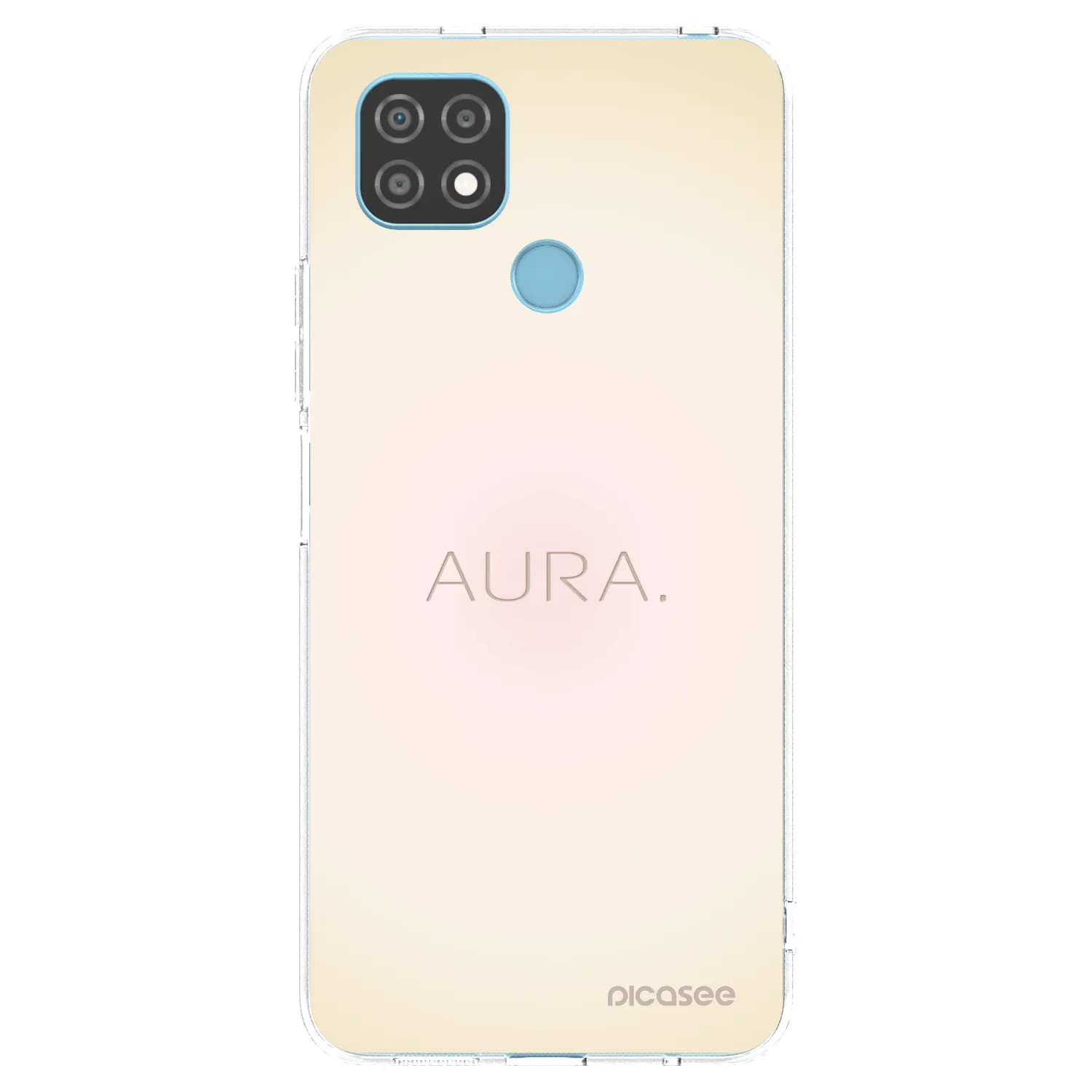 Picasee silikónový prehľadný obal pre Realme C21 - Aura