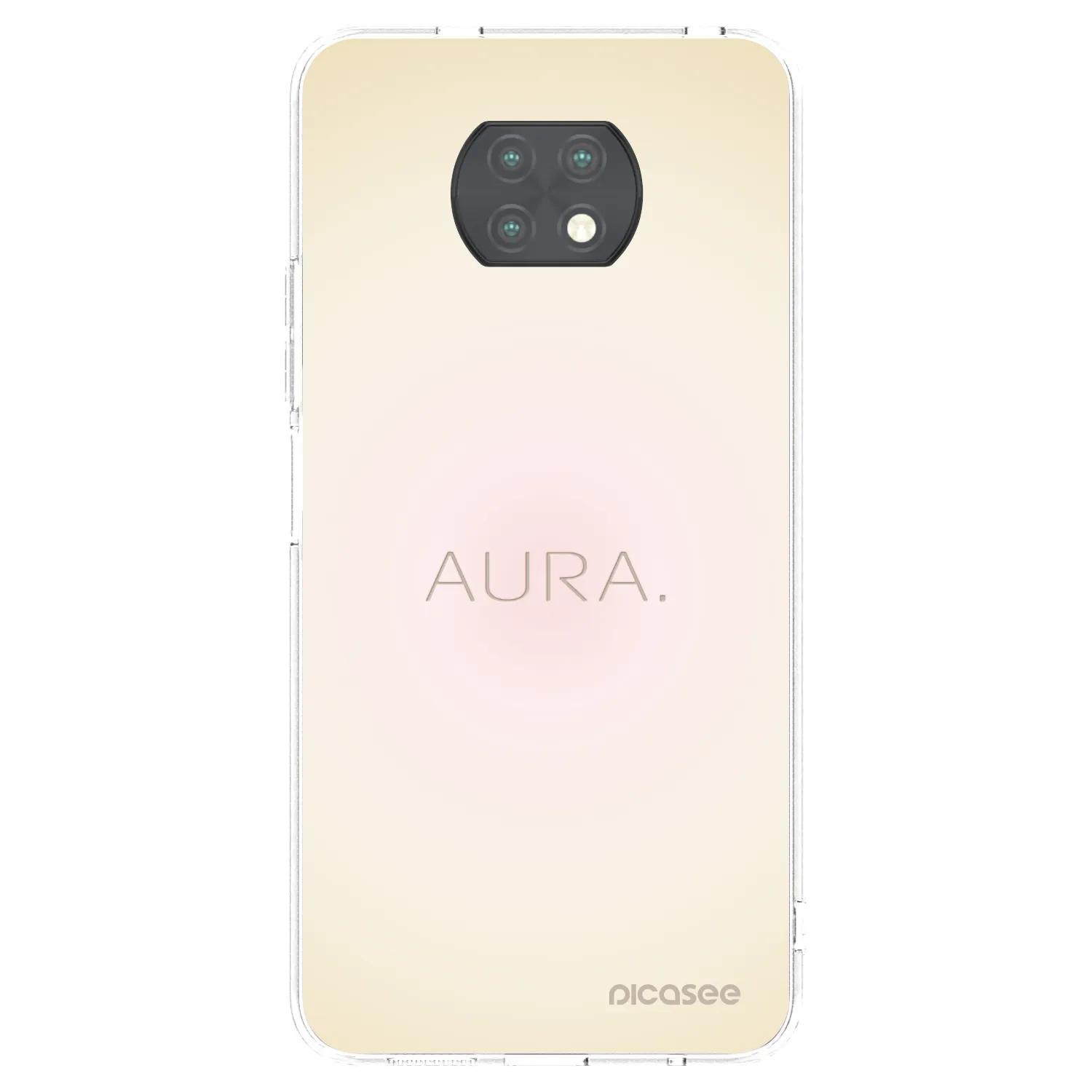 Silikónový prehľadný obal pre Xiaomi Redmi Note 9T - Aura