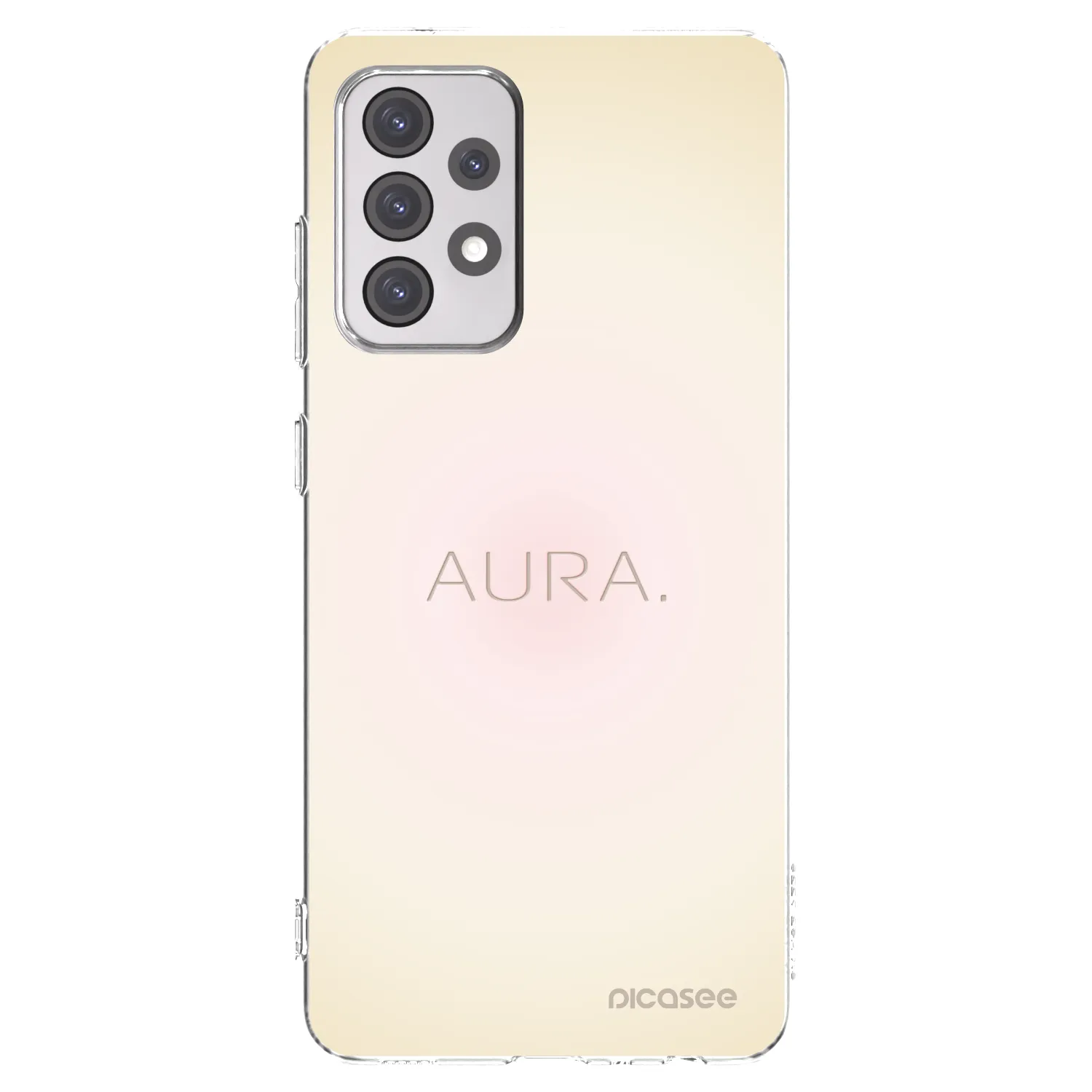 Picasee silikónový prehľadný obal pre Samsung Galaxy A52s 5G A528B - Aura