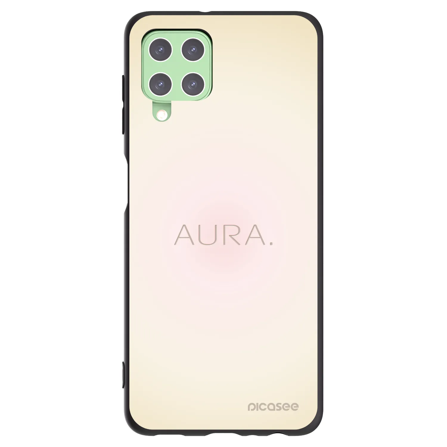 Picasee silikónový čierny obal pre Samsung Galaxy A22 A225F 4G - Aura