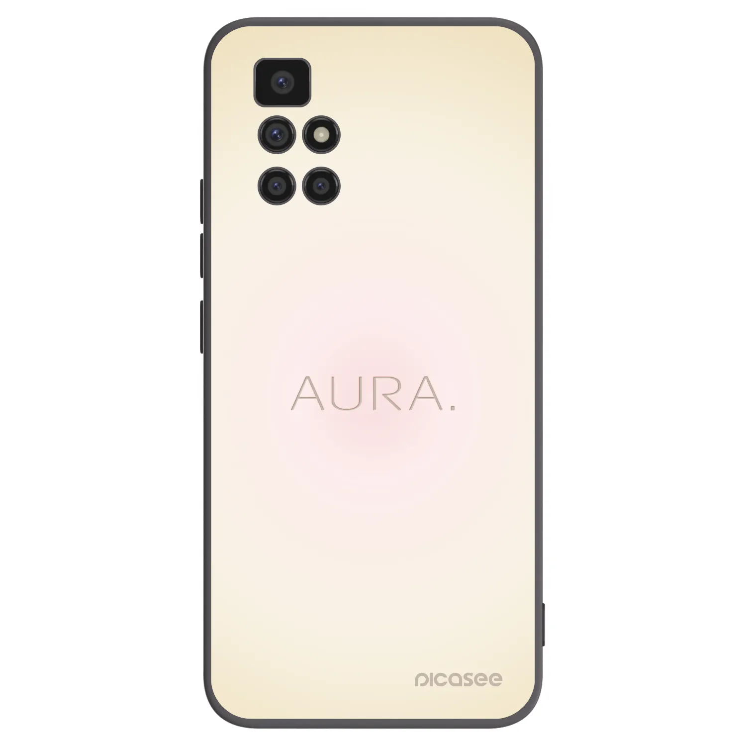 Picasee silikónový čierny obal pre Xiaomi Redmi 10 - Aura