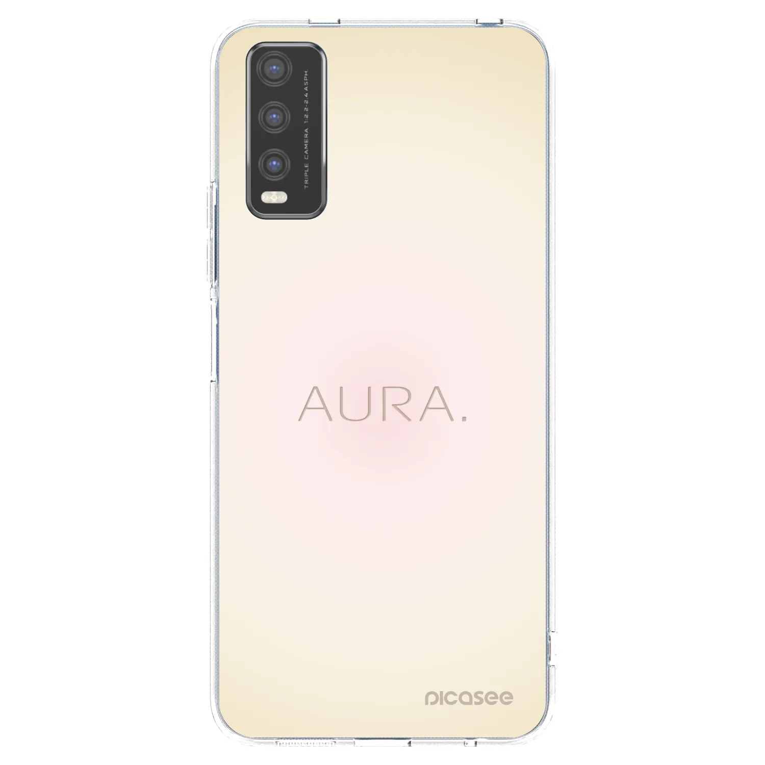 Picasee silikónový prehľadný obal pre Vivo Y20s - Aura