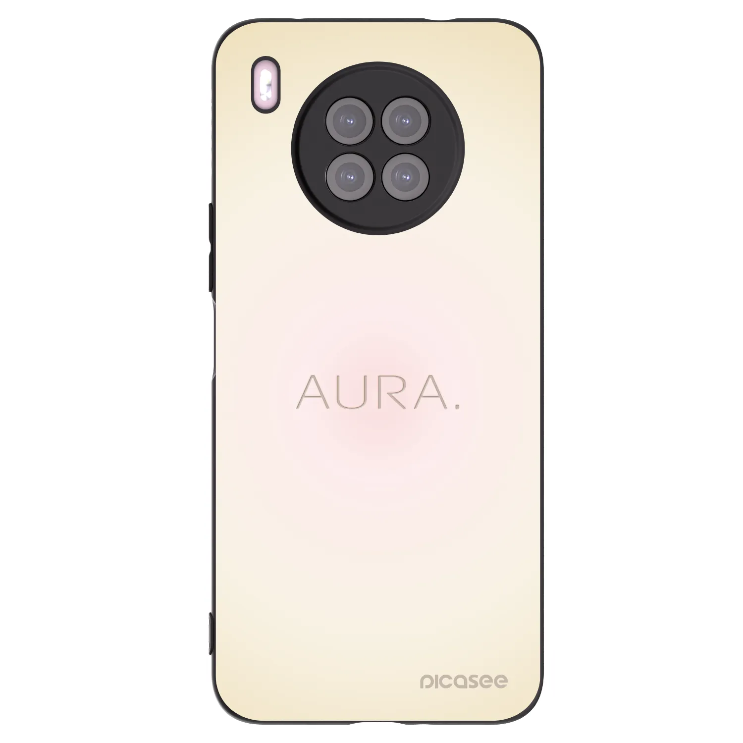 Picasee silikónový čierny obal pre Huawei Nova 8i - Aura
