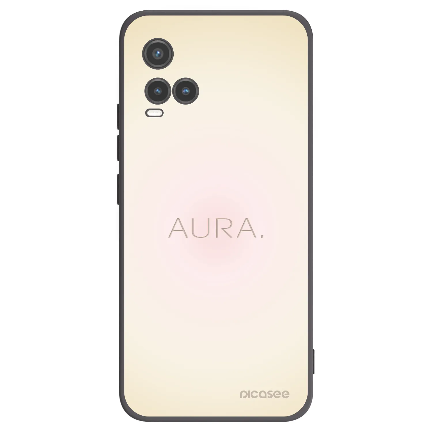 Picasee silikónový čierny obal pre Vivo Y33s - Aura