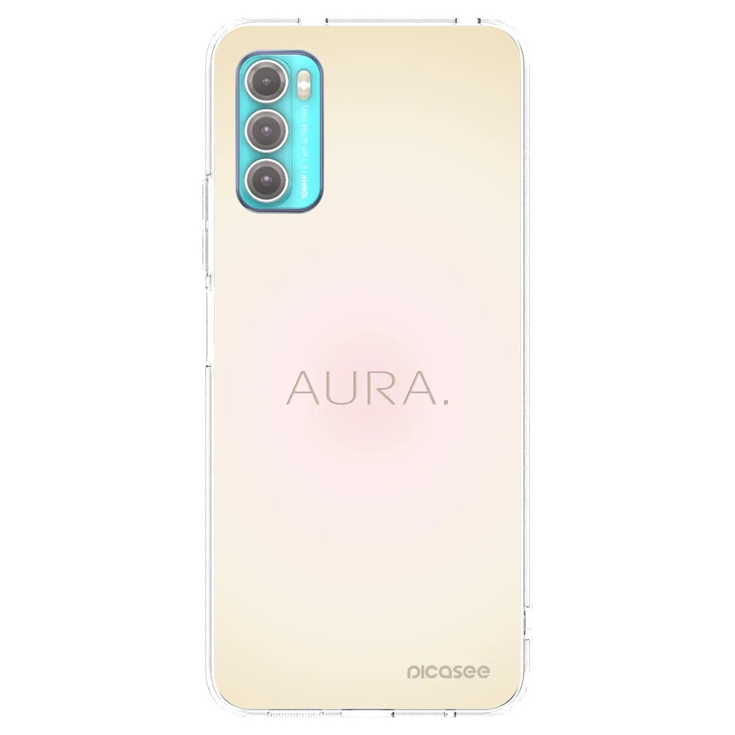 Silikónový prehľadný obal pre Motorola Moto G60 - Aura