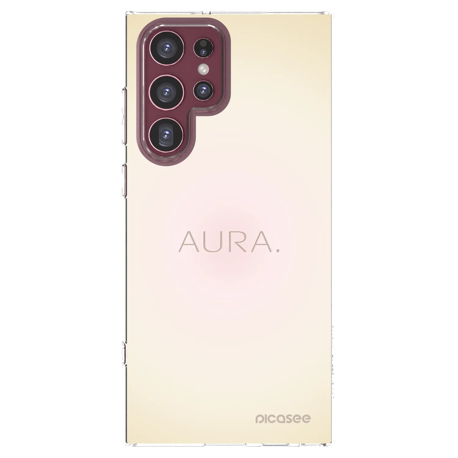 Picasee silikónový prehľadný obal pre Samsung Galaxy S22 Ultra 5G - Aura
