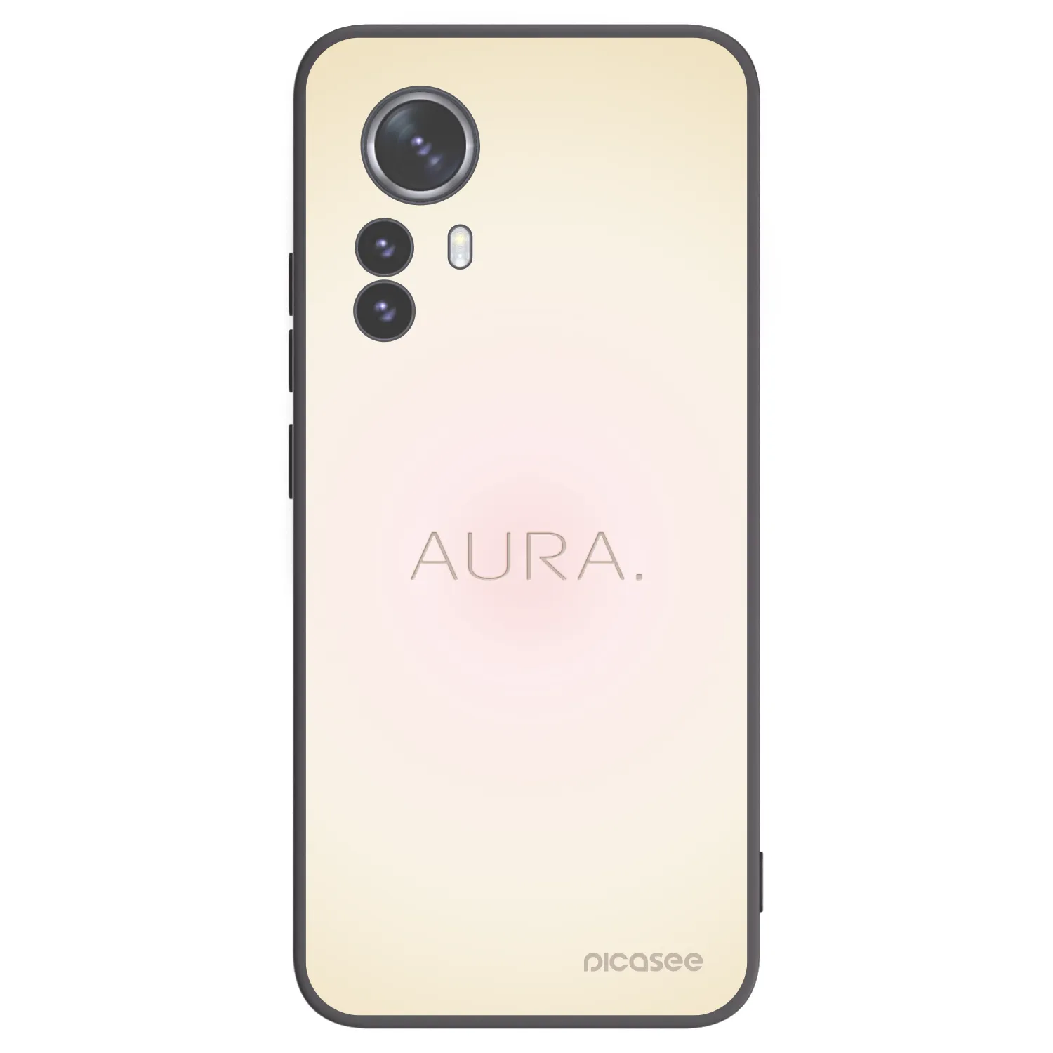 Picasee silikónový čierny obal pre Xiaomi 12 Pro - Aura