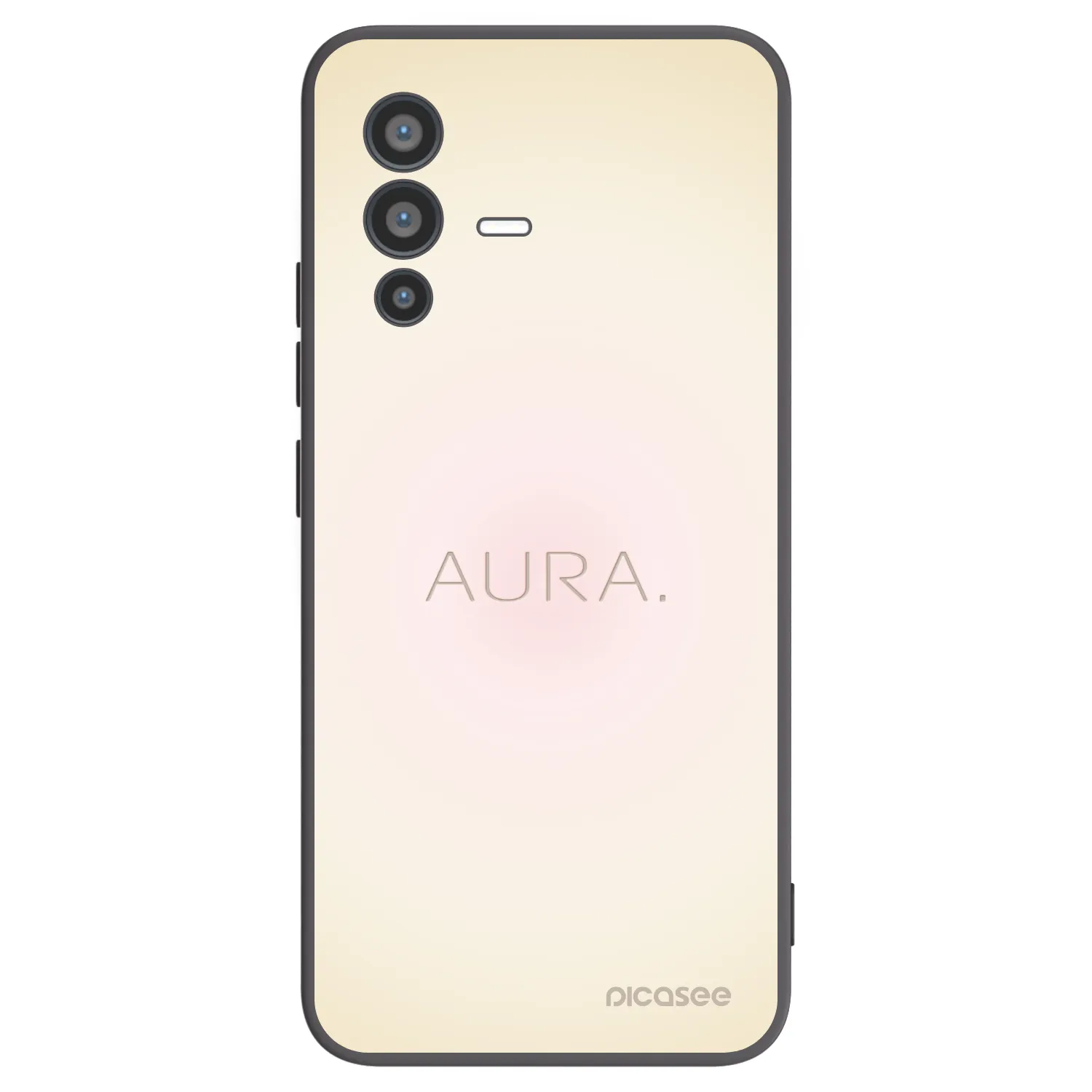 Picasee silikónový čierny obal pre Vivo V23 5G - Aura