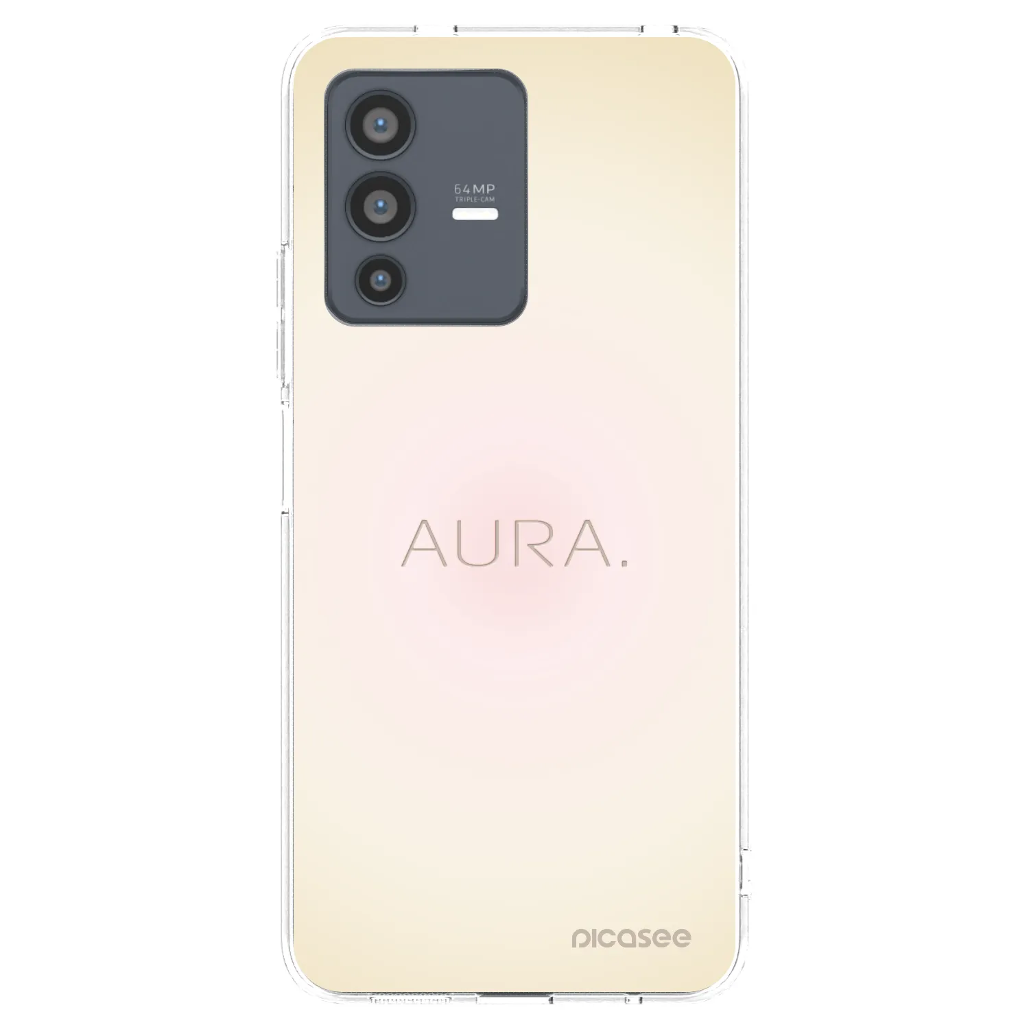 Picasee silikónový prehľadný obal pre Vivo V23 5G - Aura