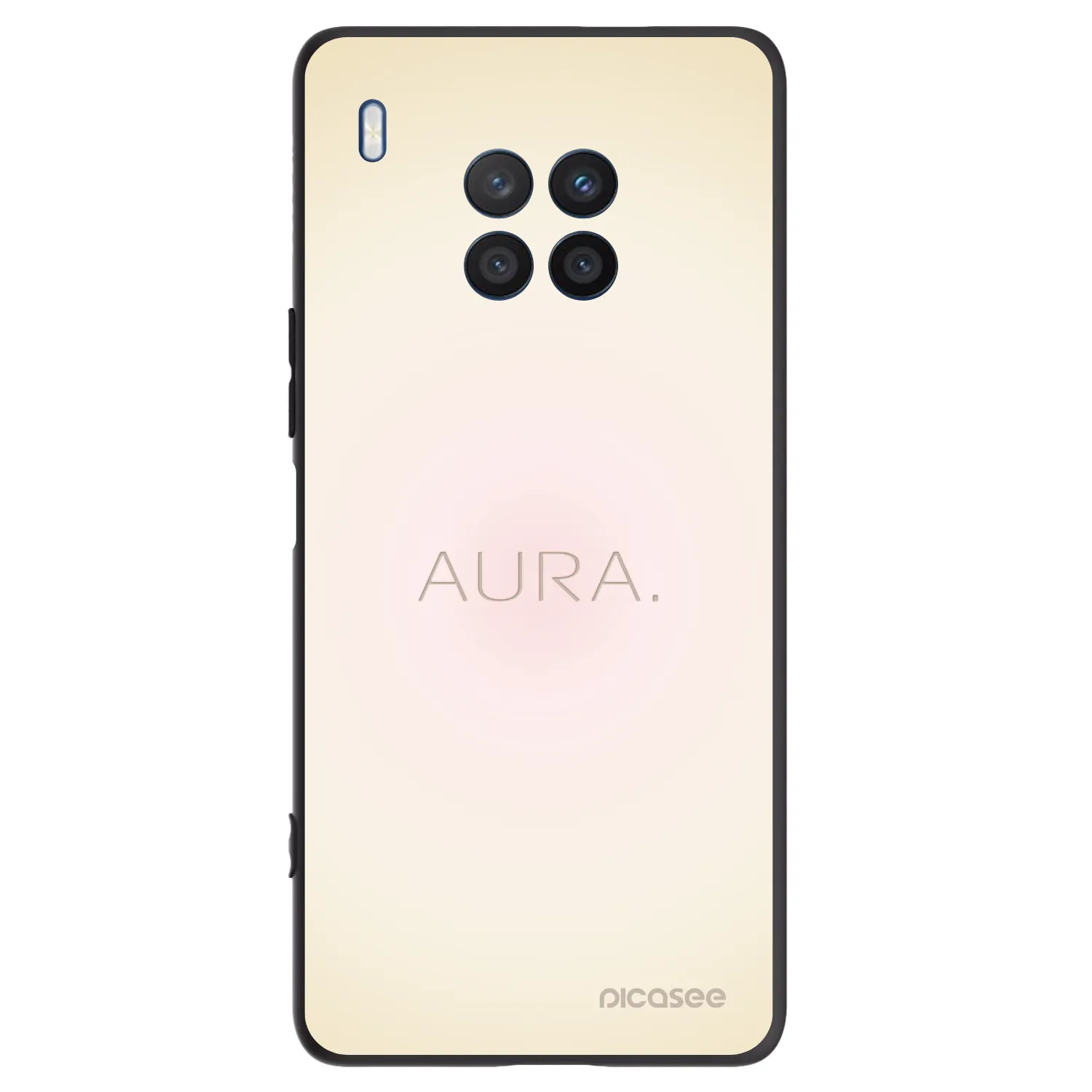 Silikónový čierny obal pre Honor 50 Lite - Aura