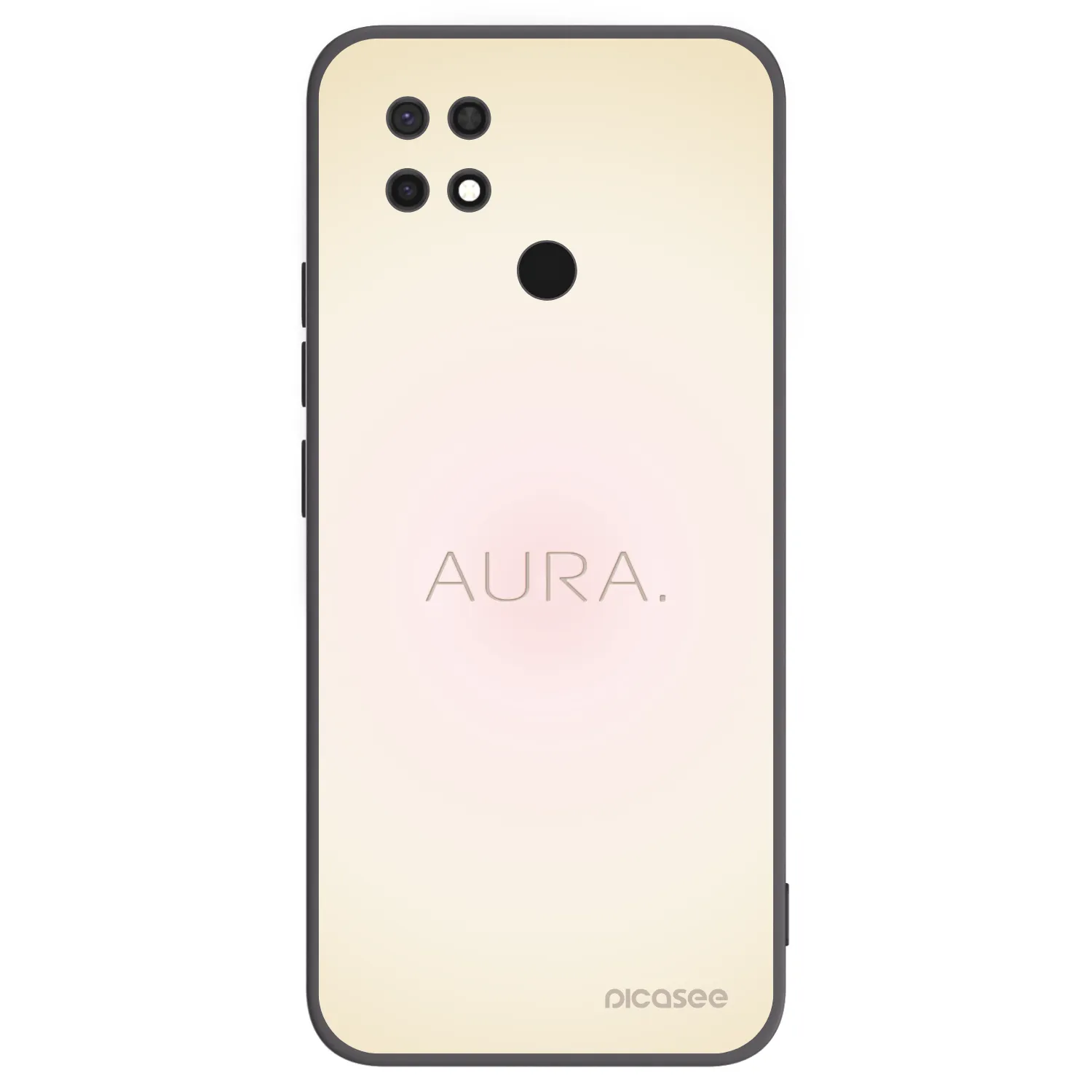 Picasee silikónový čierny obal pre Xiaomi Redmi 10C - Aura