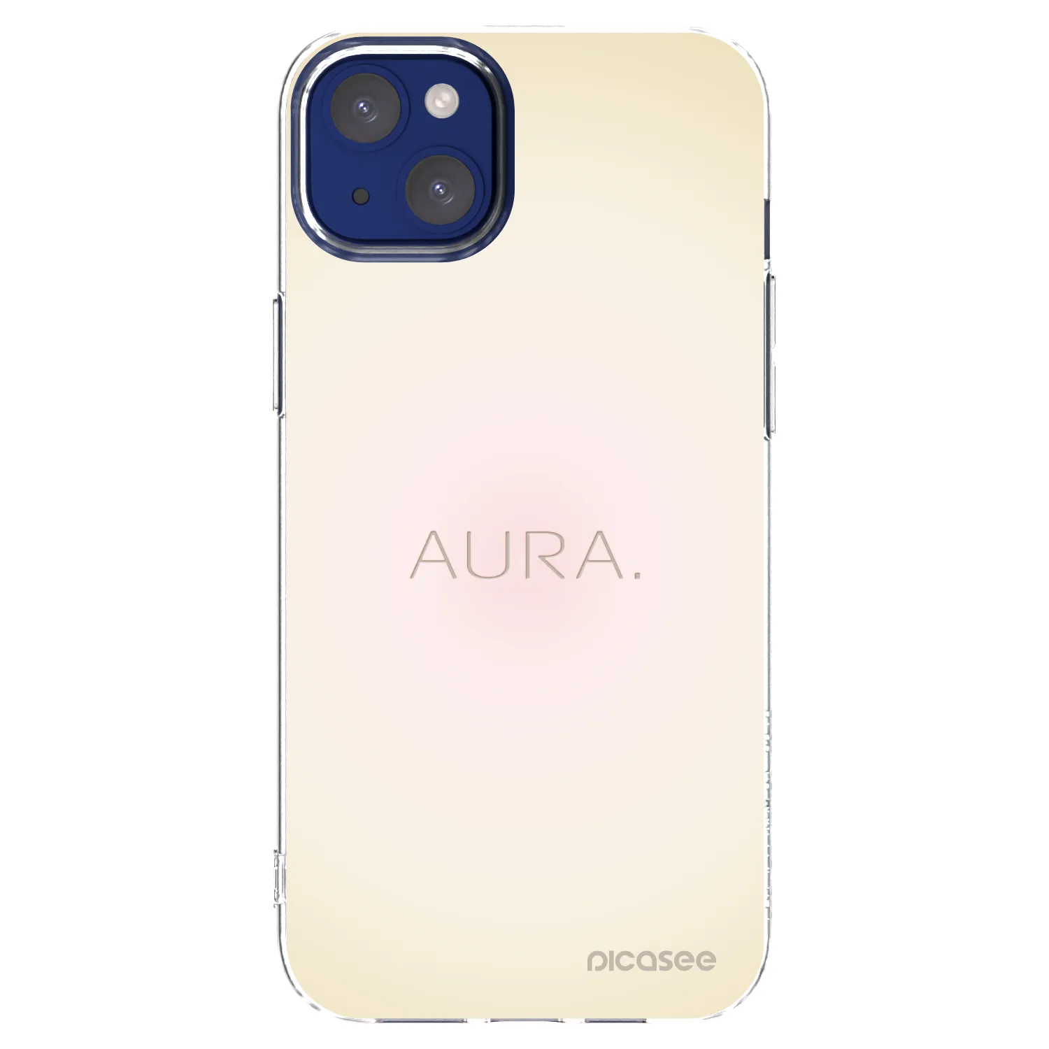 Silikónový prehľadný obal pre Apple iPhone 14 Plus - Aura