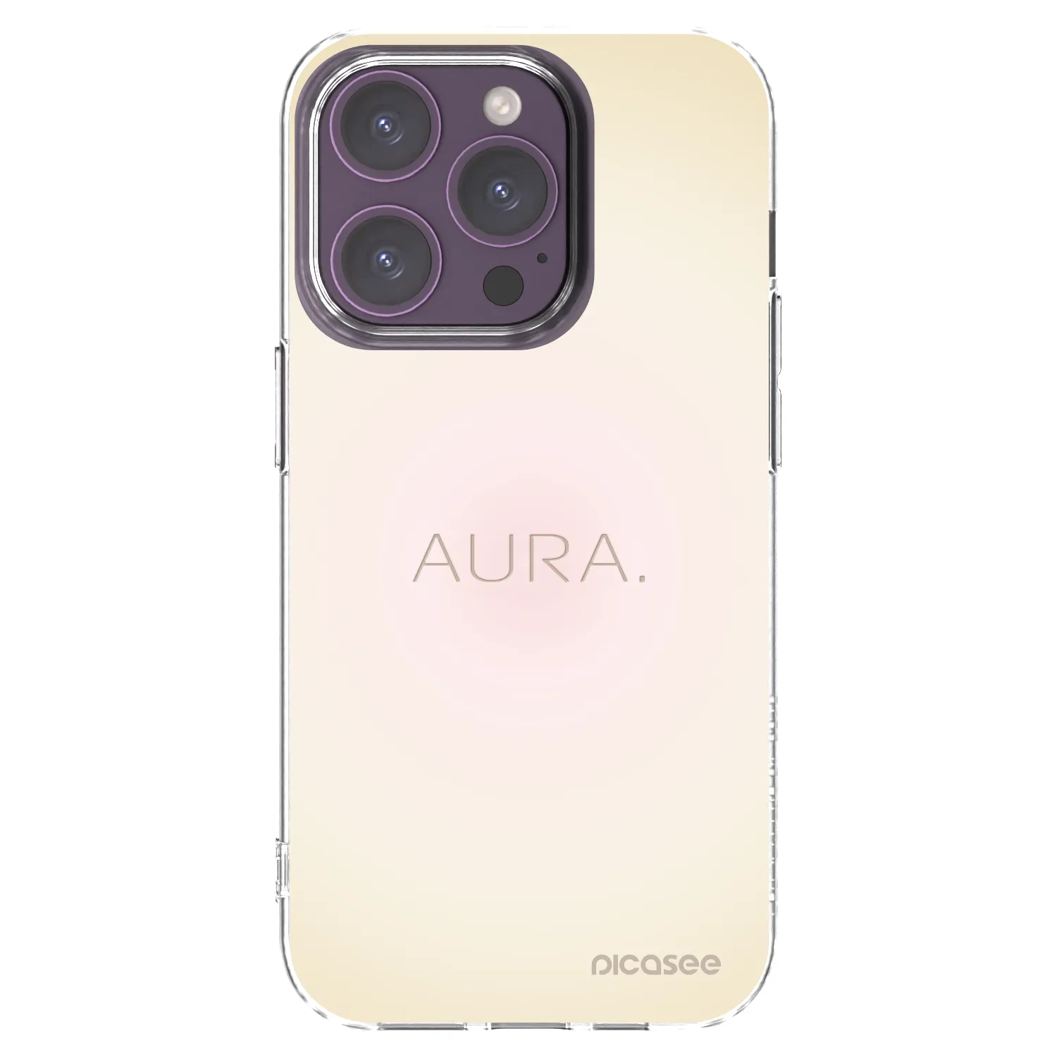 Silikónový prehľadný obal pre Apple iPhone 14 Pro - Aura
