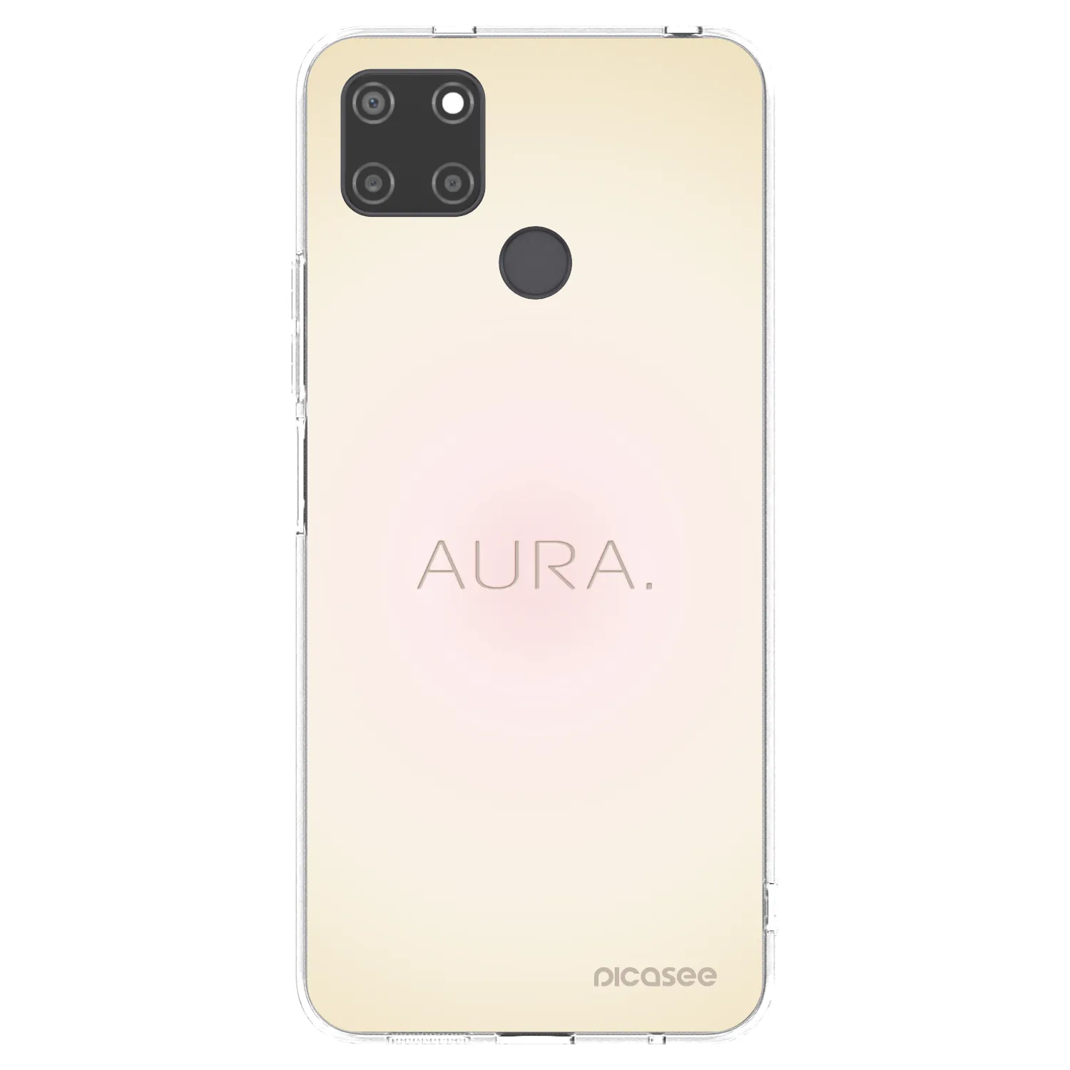 Picasee silikónový prehľadný obal pre Realme C21Y - Aura