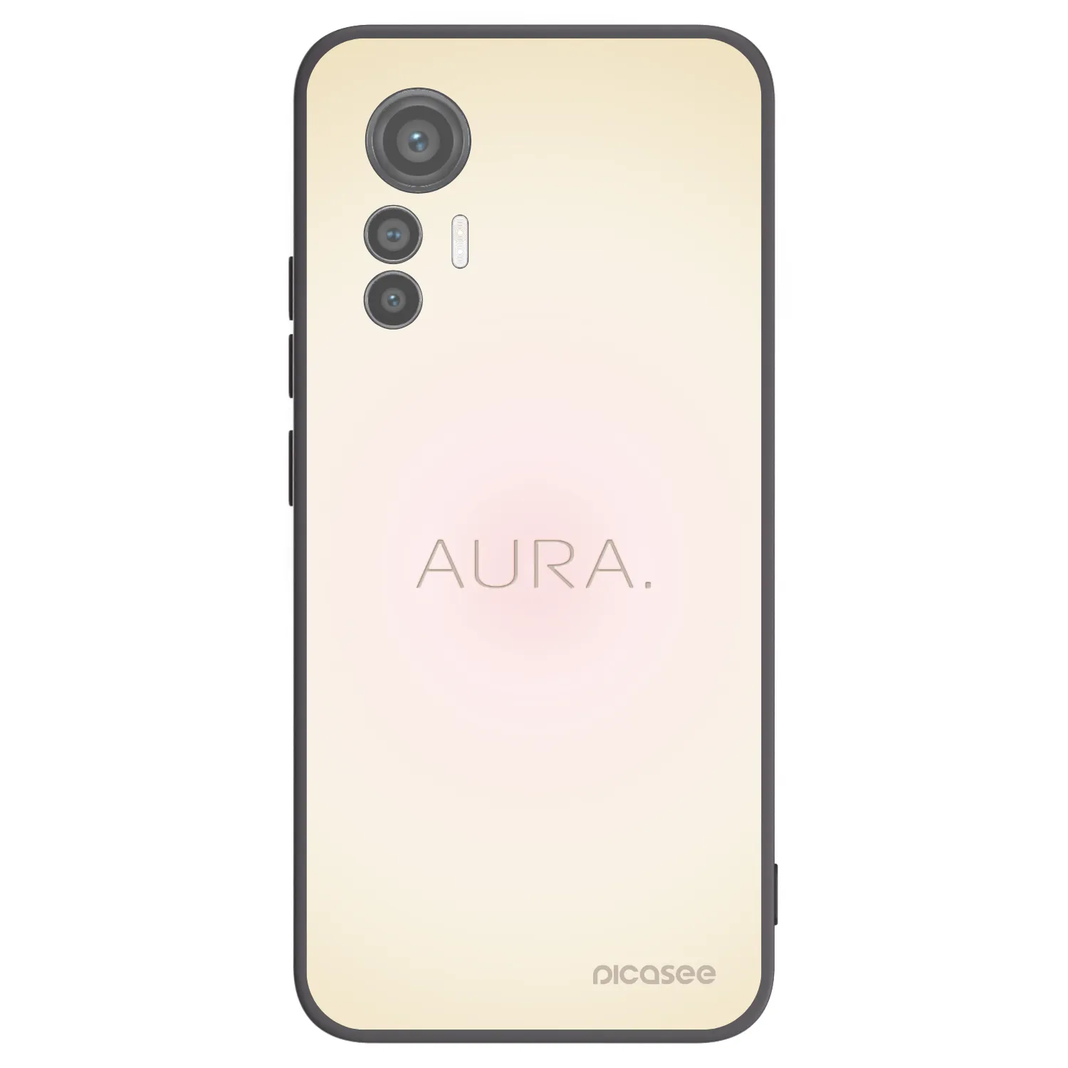 Silikónový čierny obal pre Xiaomi 12 Lite - Aura