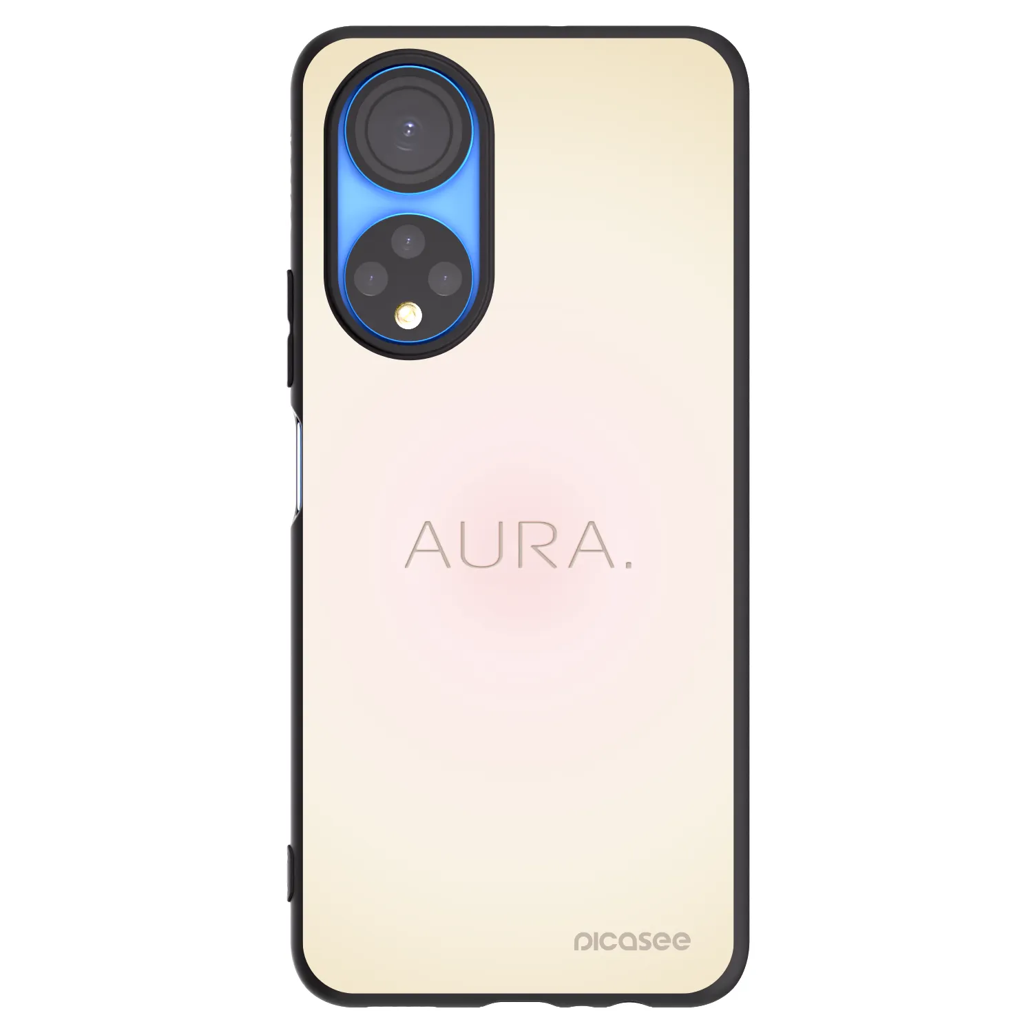 Picasee silikónový čierny obal pre Honor X7 - Aura