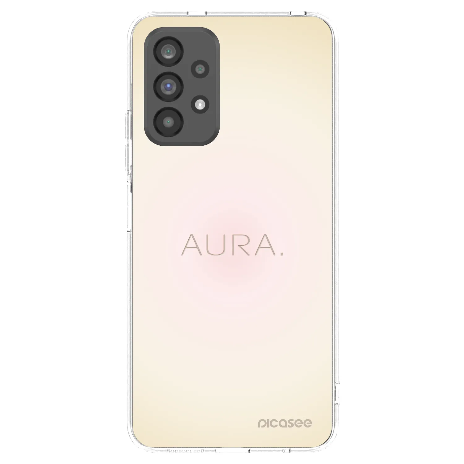 Picasee silikónový prehľadný obal pre Samsung Galaxy A73 5G - Aura