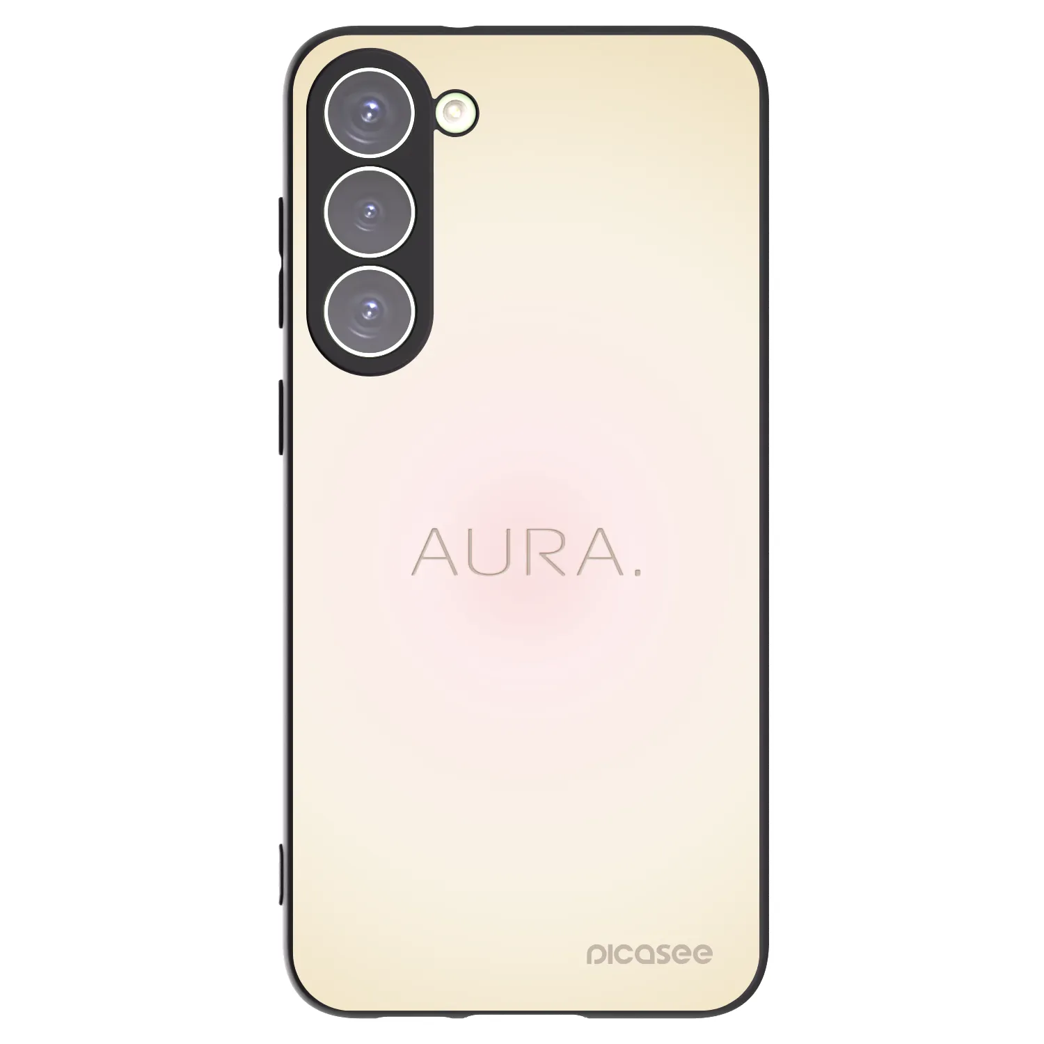 Picasee silikónový čierny obal pre Samsung Galaxy S23+ 5G - Aura